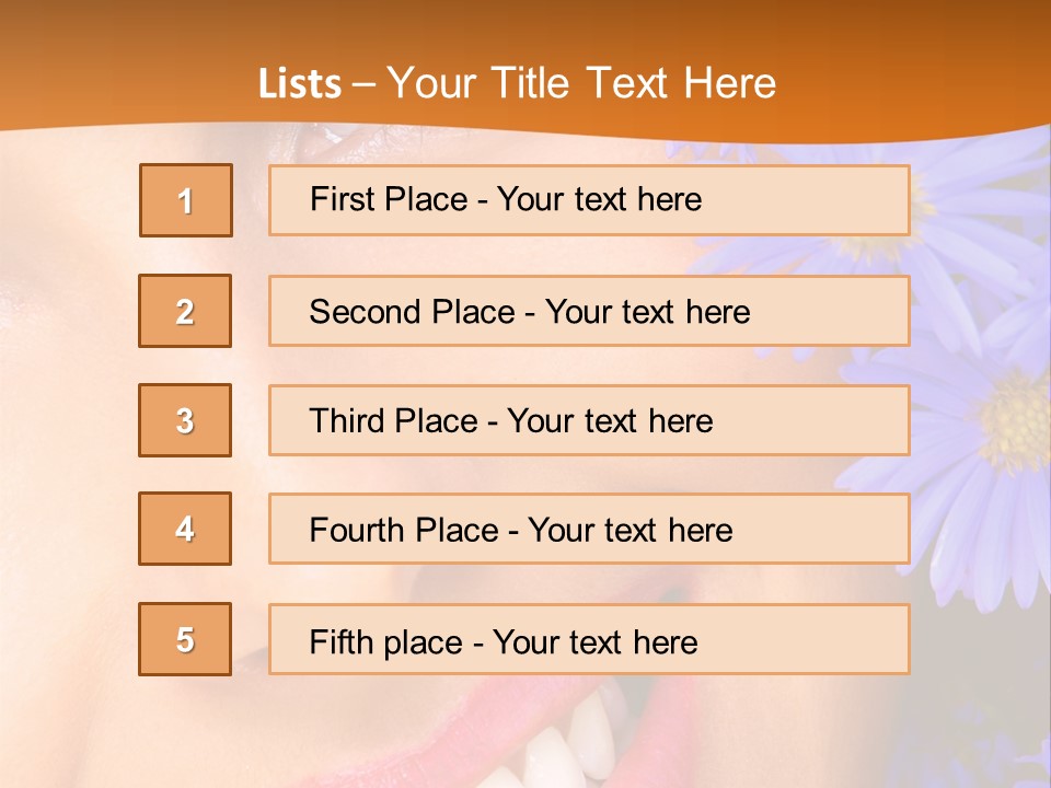 Beautiful Look Fashion PowerPoint Template