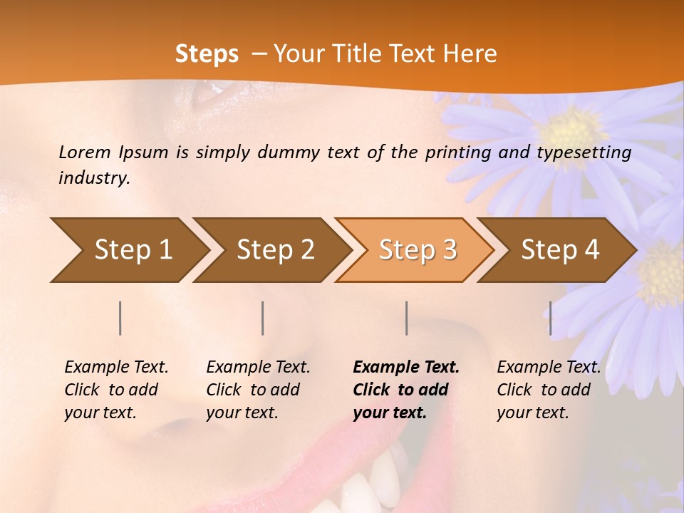 Beautiful Look Fashion PowerPoint Template