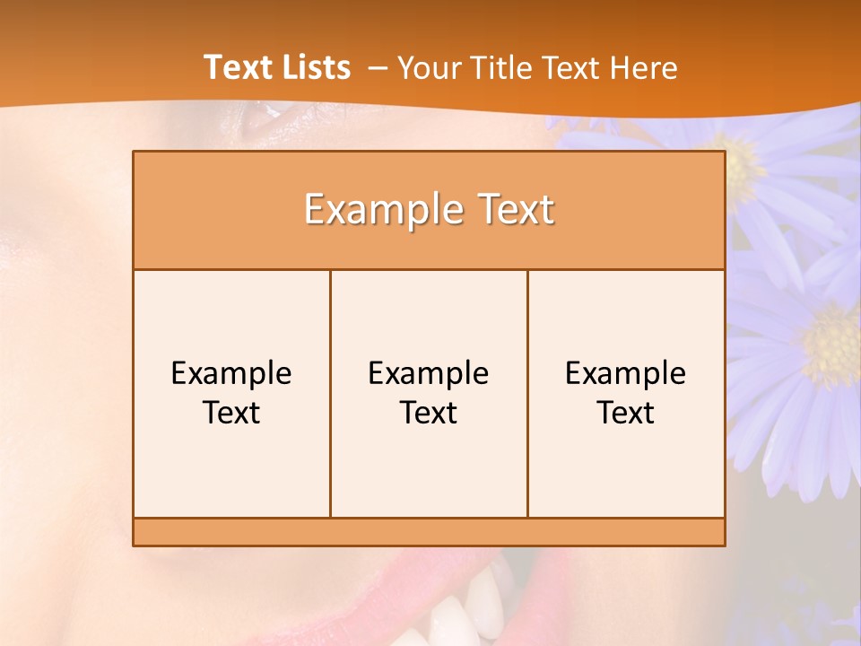 Beautiful Look Fashion PowerPoint Template