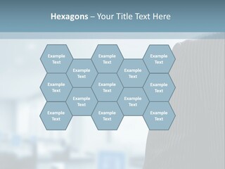 A Man In A Suit And Tie Standing In A Room PowerPoint Template