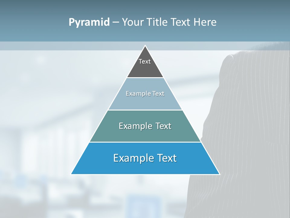 A Man In A Suit And Tie Standing In A Room PowerPoint Template