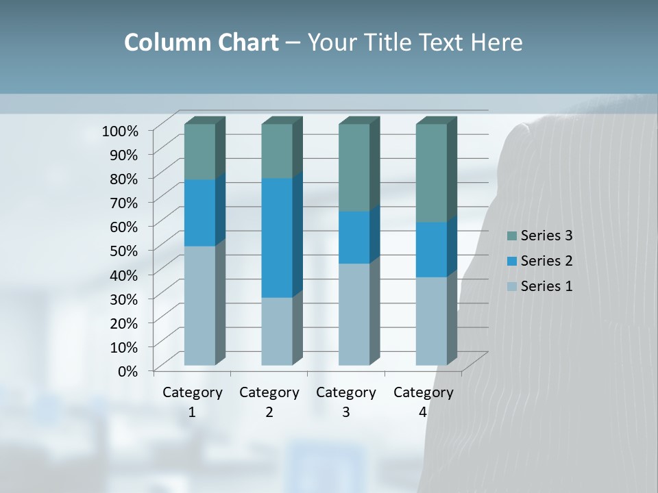 A Man In A Suit And Tie Standing In A Room PowerPoint Template