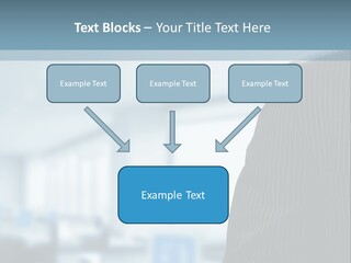 A Man In A Suit And Tie Standing In A Room PowerPoint Template
