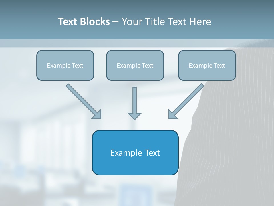 A Man In A Suit And Tie Standing In A Room PowerPoint Template