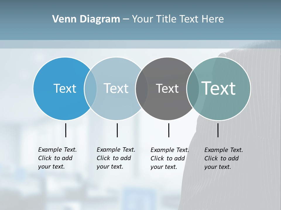 A Man In A Suit And Tie Standing In A Room PowerPoint Template
