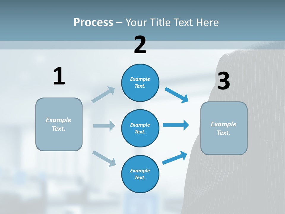 A Man In A Suit And Tie Standing In A Room PowerPoint Template