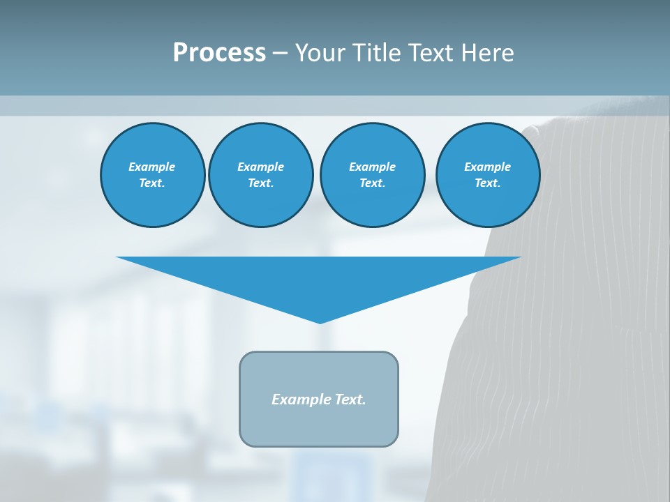 A Man In A Suit And Tie Standing In A Room PowerPoint Template