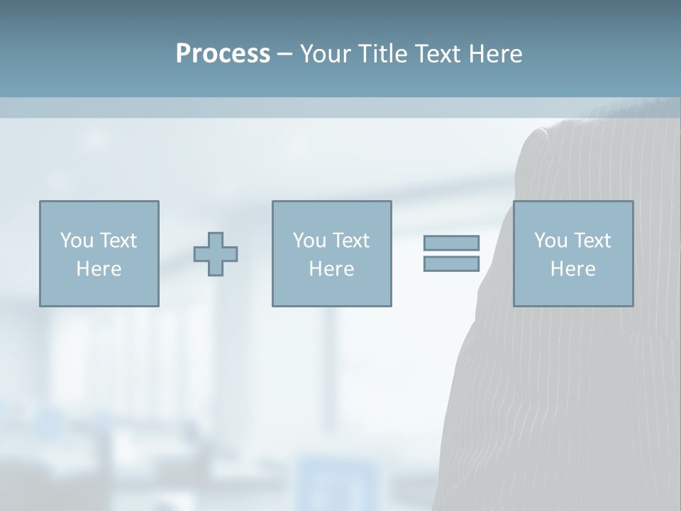 A Man In A Suit And Tie Standing In A Room PowerPoint Template