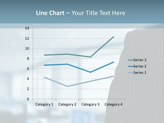 A Man In A Suit And Tie Standing In A Room PowerPoint Template