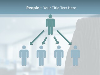 A Man In A Suit And Tie Standing In A Room PowerPoint Template