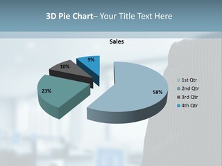 A Man In A Suit And Tie Standing In A Room PowerPoint Template