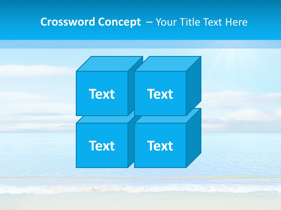 Hot Splash Ocean PowerPoint Template