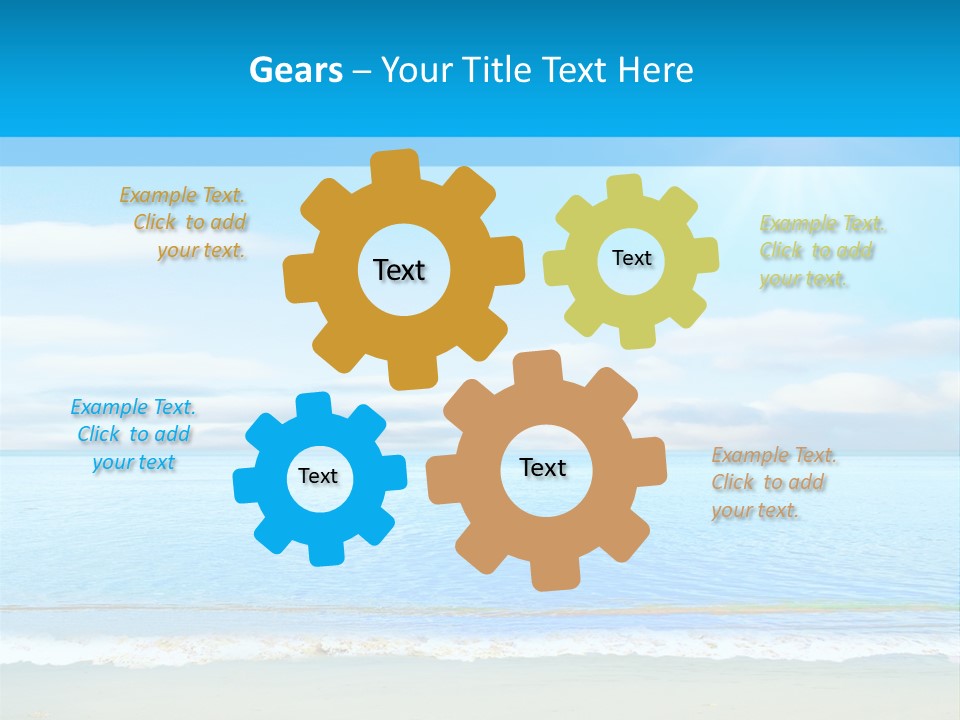 Hot Splash Ocean PowerPoint Template
