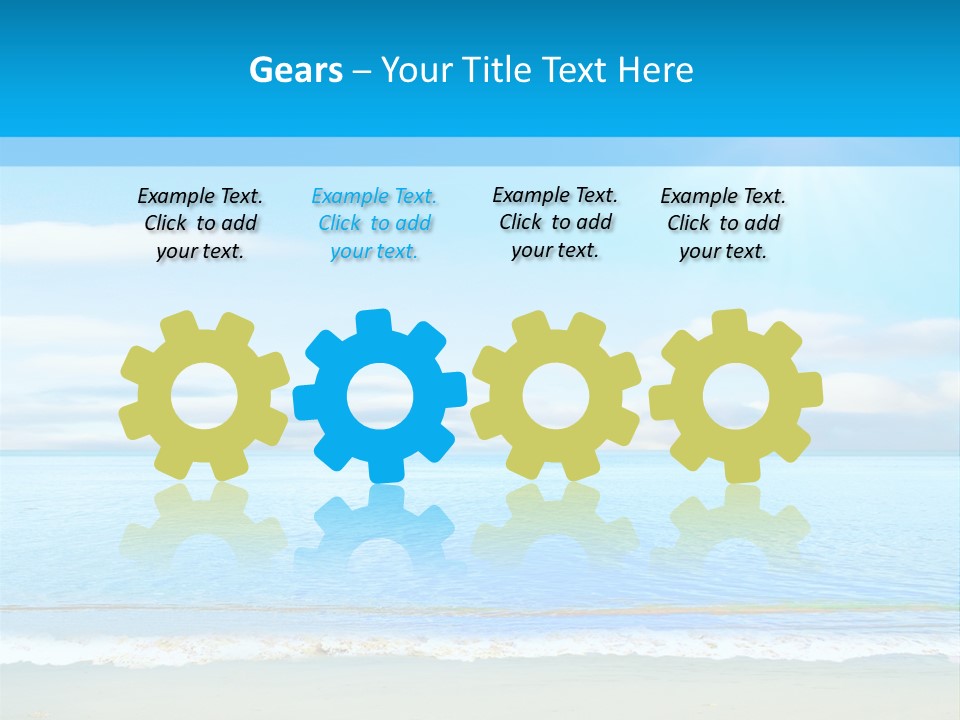 Hot Splash Ocean PowerPoint Template