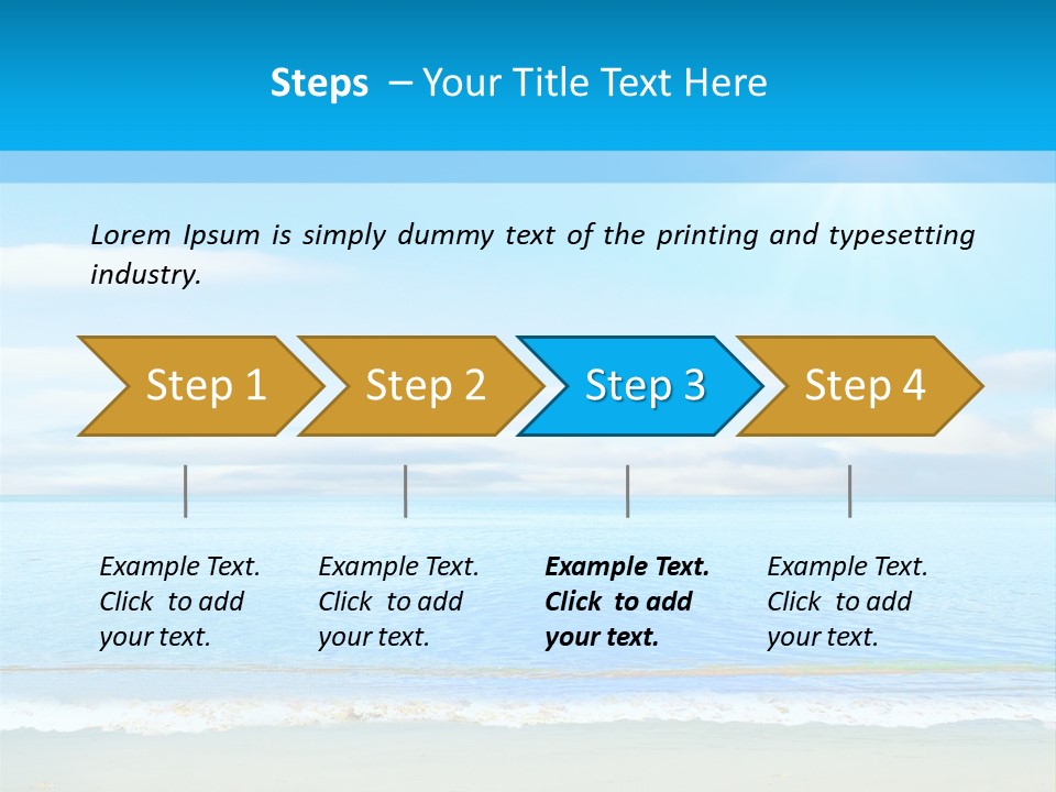 Hot Splash Ocean PowerPoint Template