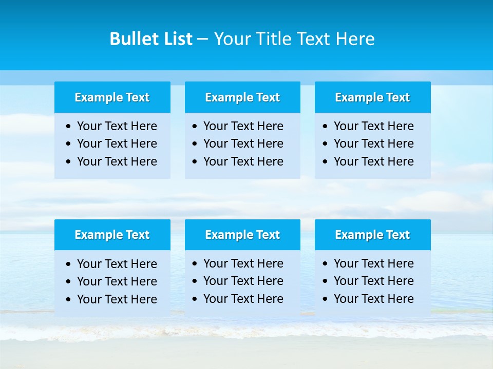 Hot Splash Ocean PowerPoint Template