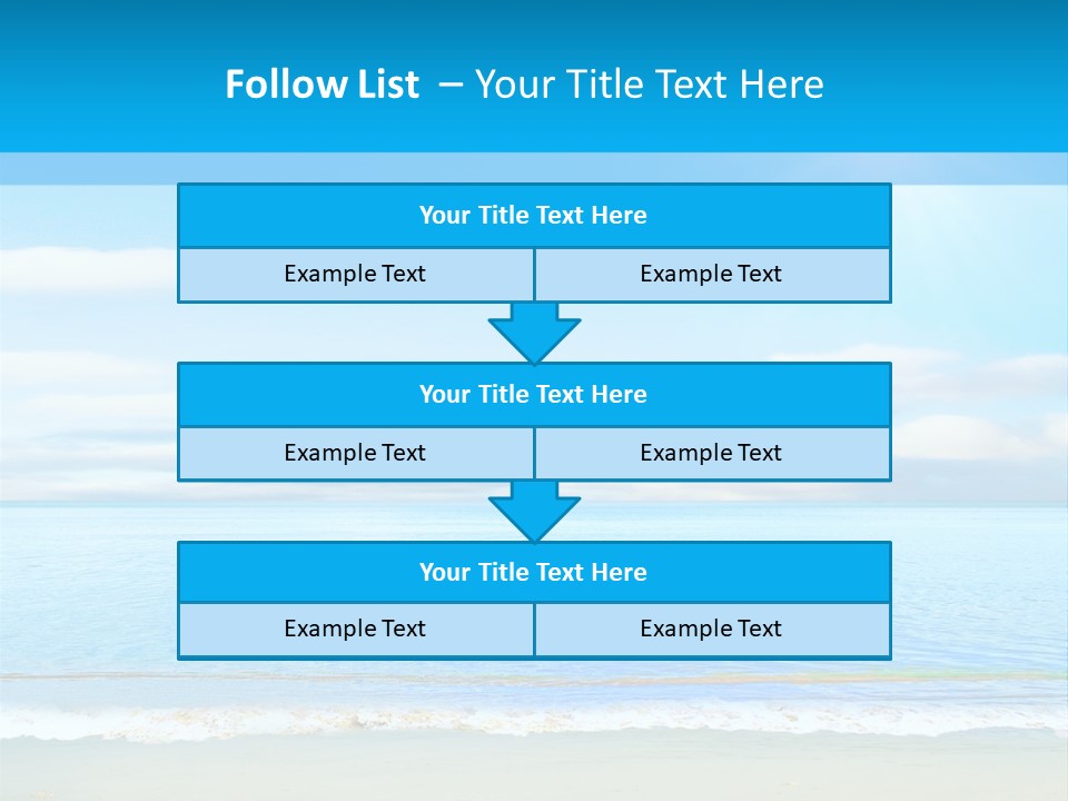 Hot Splash Ocean PowerPoint Template