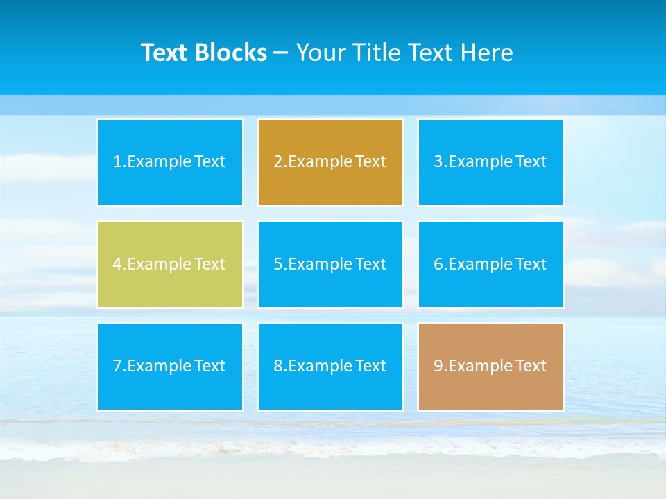 Hot Splash Ocean PowerPoint Template