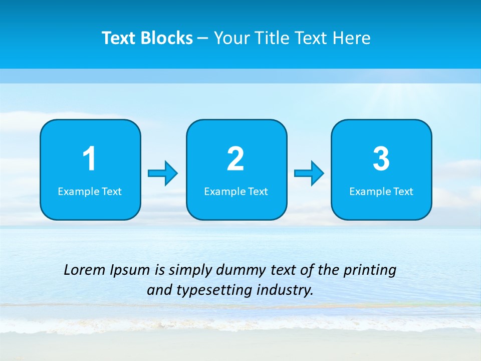 Hot Splash Ocean PowerPoint Template