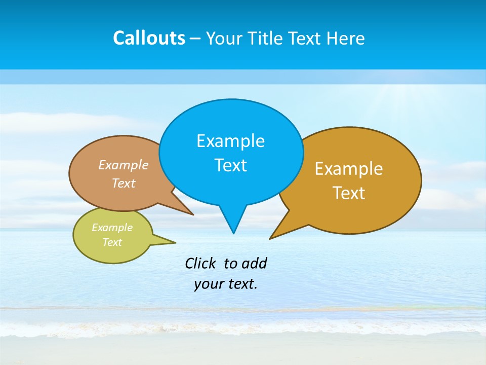 Hot Splash Ocean PowerPoint Template