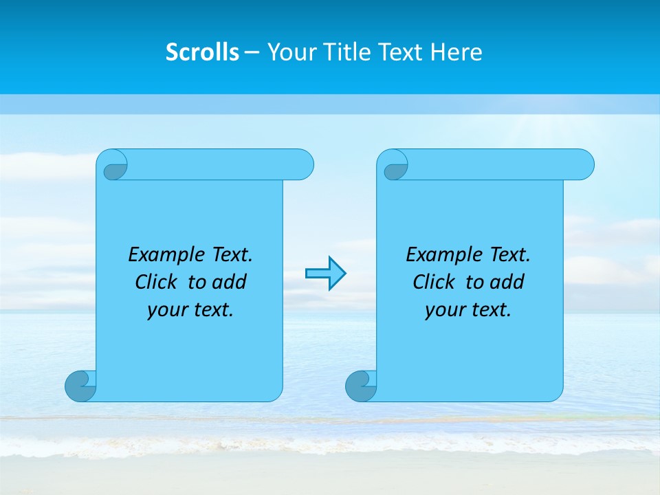 Hot Splash Ocean PowerPoint Template