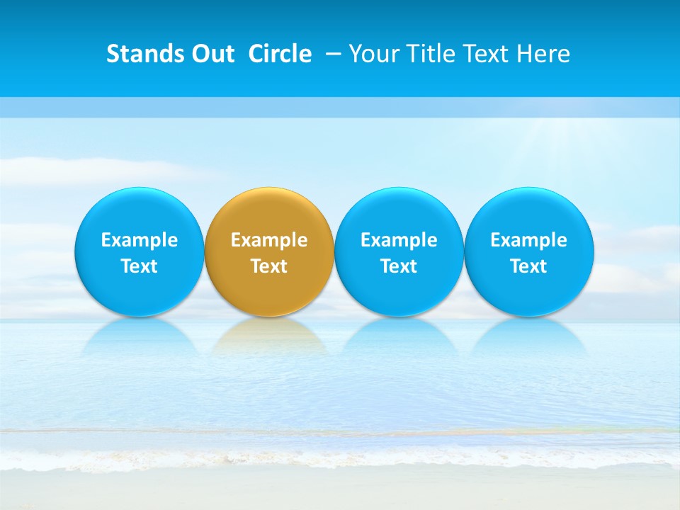 Hot Splash Ocean PowerPoint Template