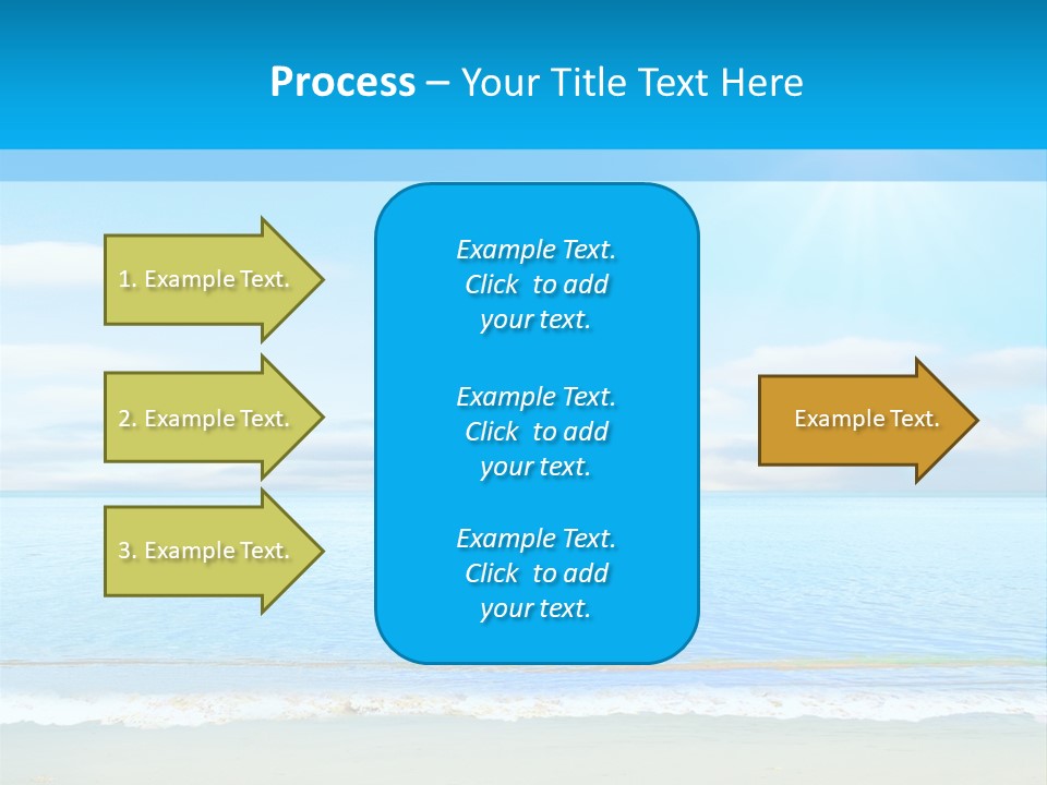Hot Splash Ocean PowerPoint Template