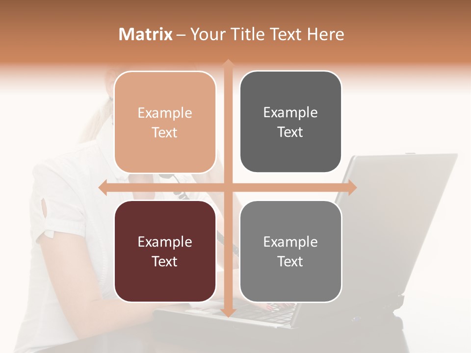 Beauty Champion Head PowerPoint Template