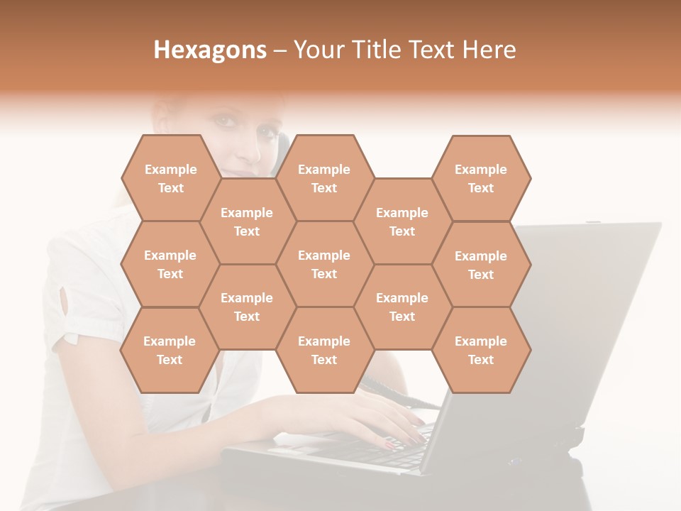 Beauty Champion Head PowerPoint Template