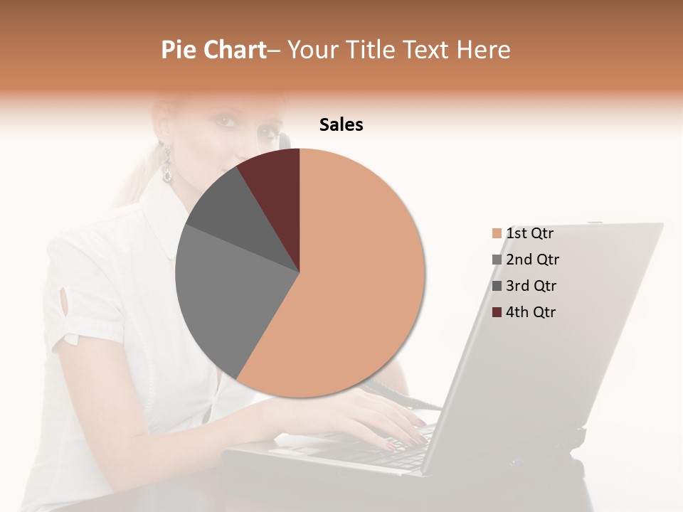 Beauty Champion Head PowerPoint Template