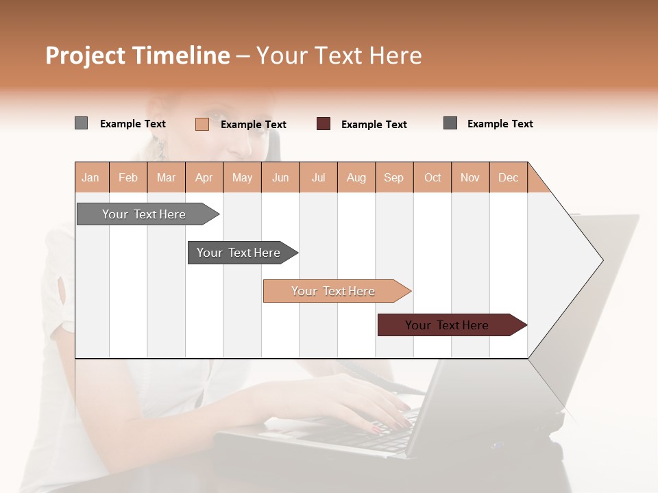 Beauty Champion Head PowerPoint Template