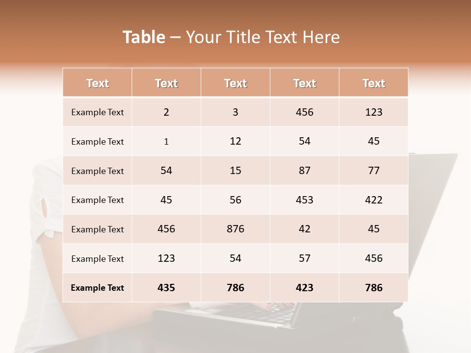 Beauty Champion Head PowerPoint Template