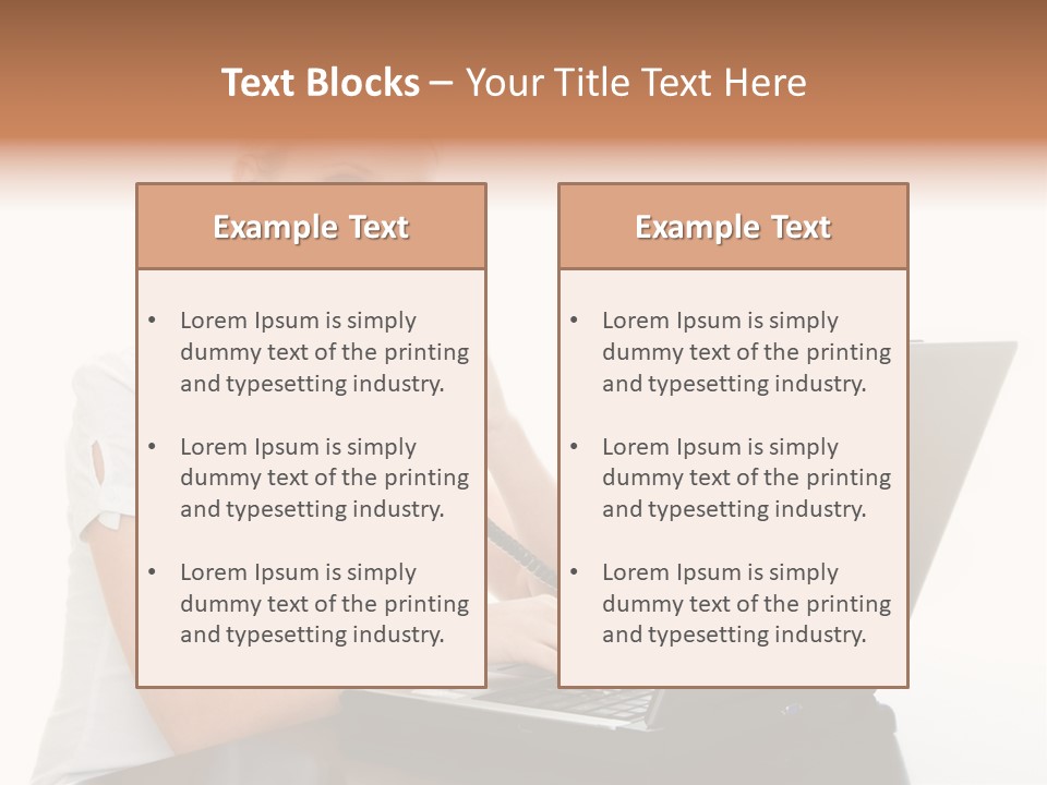 Beauty Champion Head PowerPoint Template