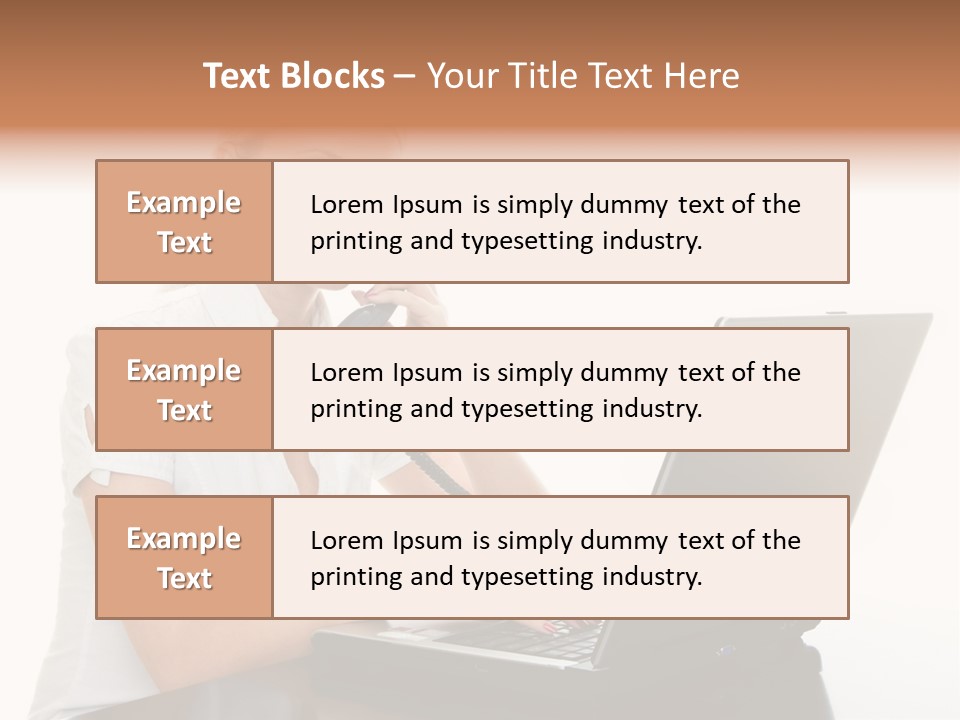 Beauty Champion Head PowerPoint Template