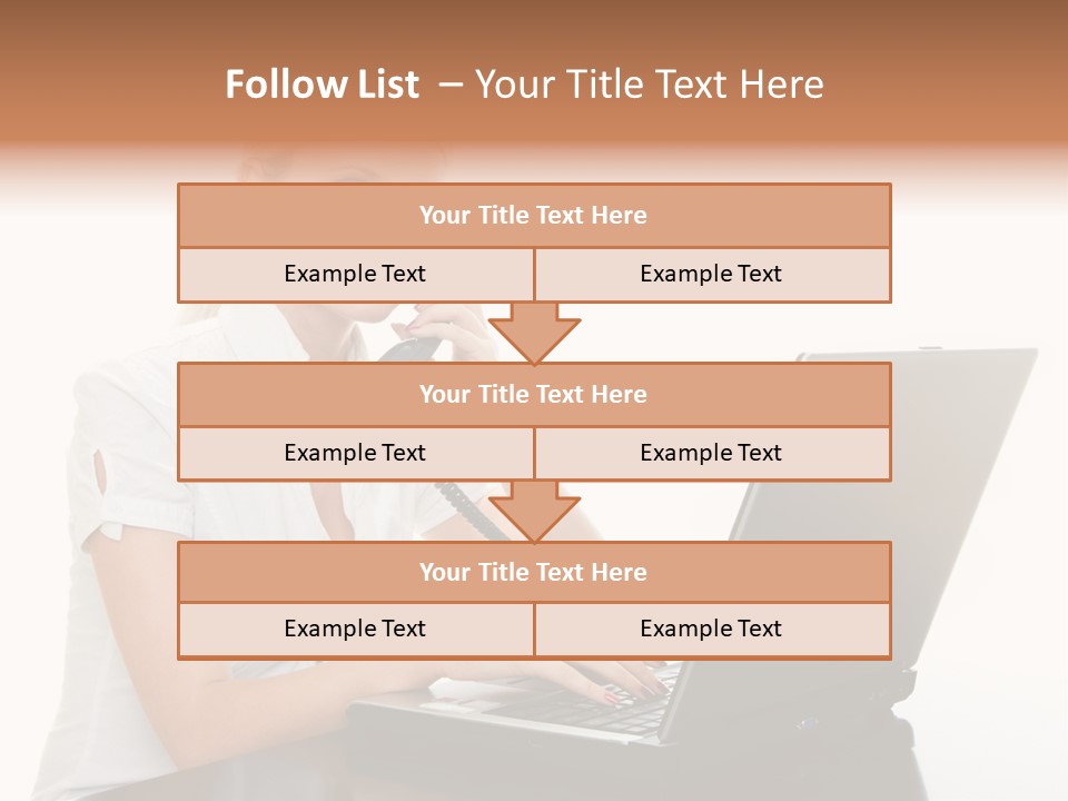 Beauty Champion Head PowerPoint Template
