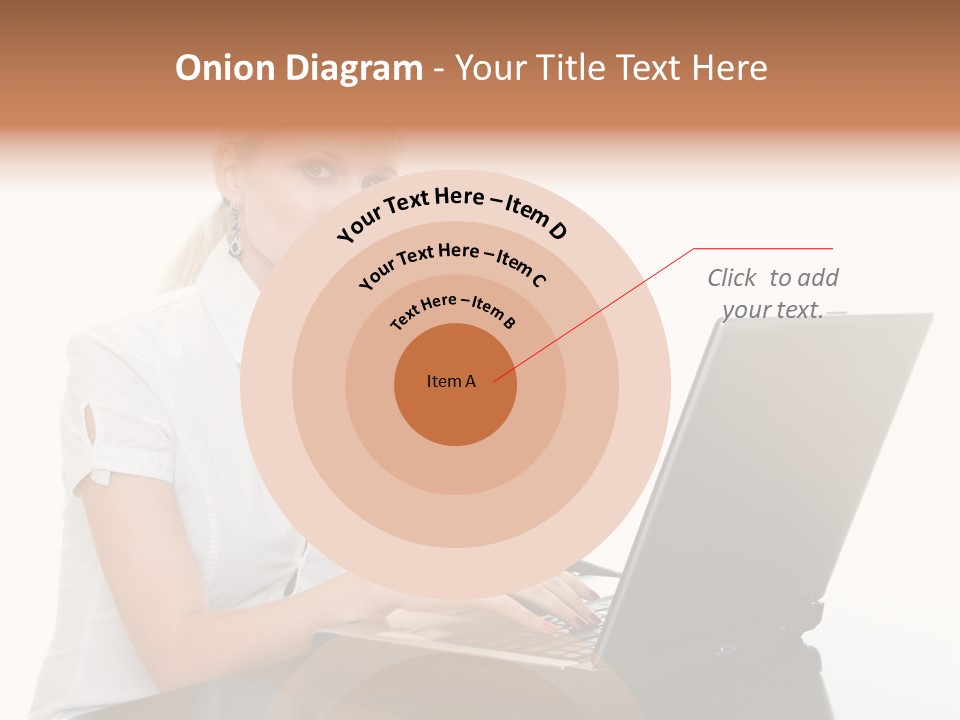 Beauty Champion Head PowerPoint Template