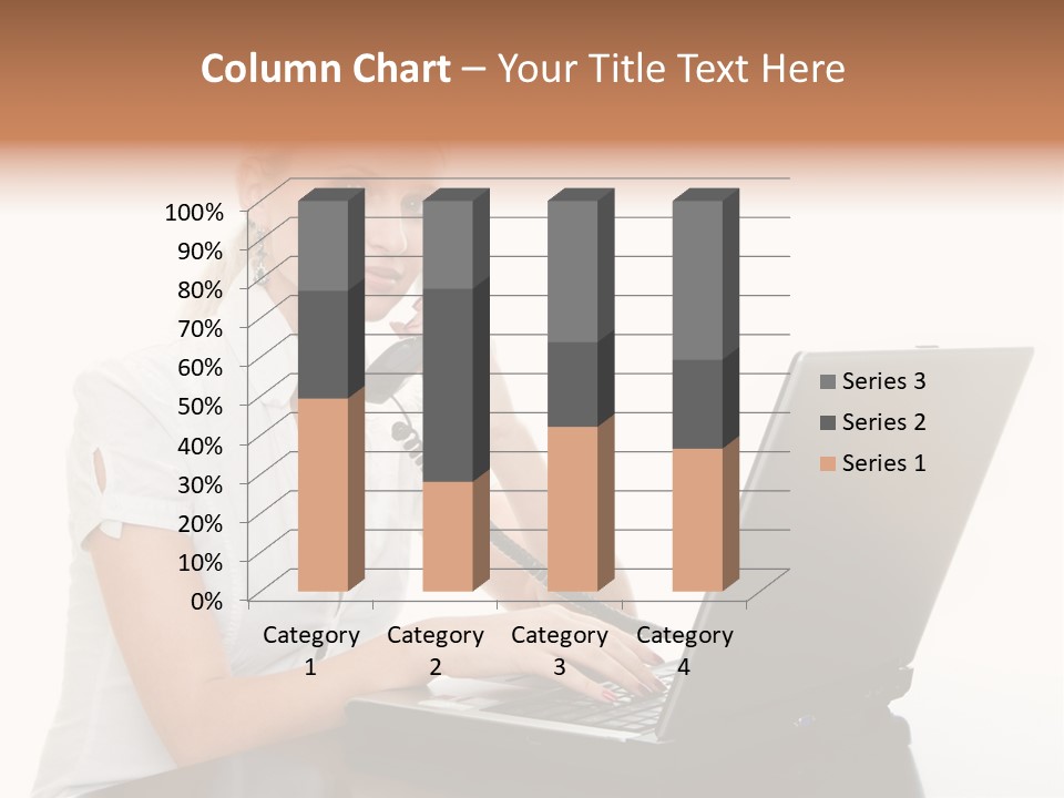 Beauty Champion Head PowerPoint Template