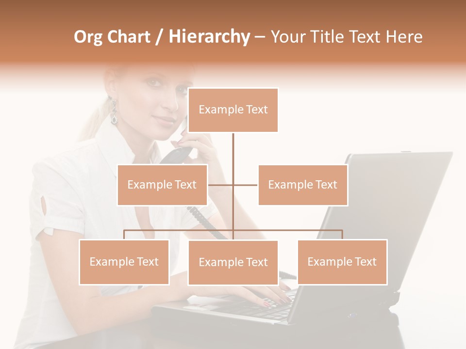 Beauty Champion Head PowerPoint Template