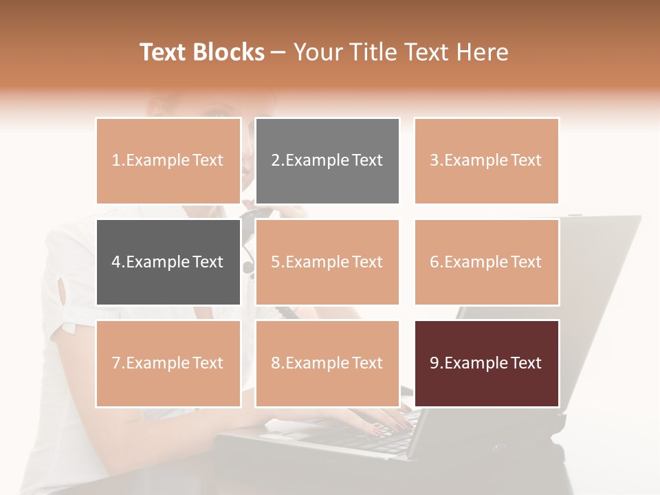 Beauty Champion Head PowerPoint Template