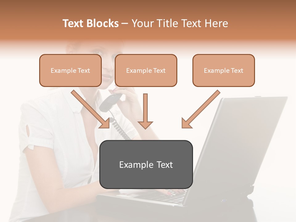 Beauty Champion Head PowerPoint Template