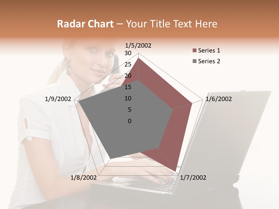 Beauty Champion Head PowerPoint Template