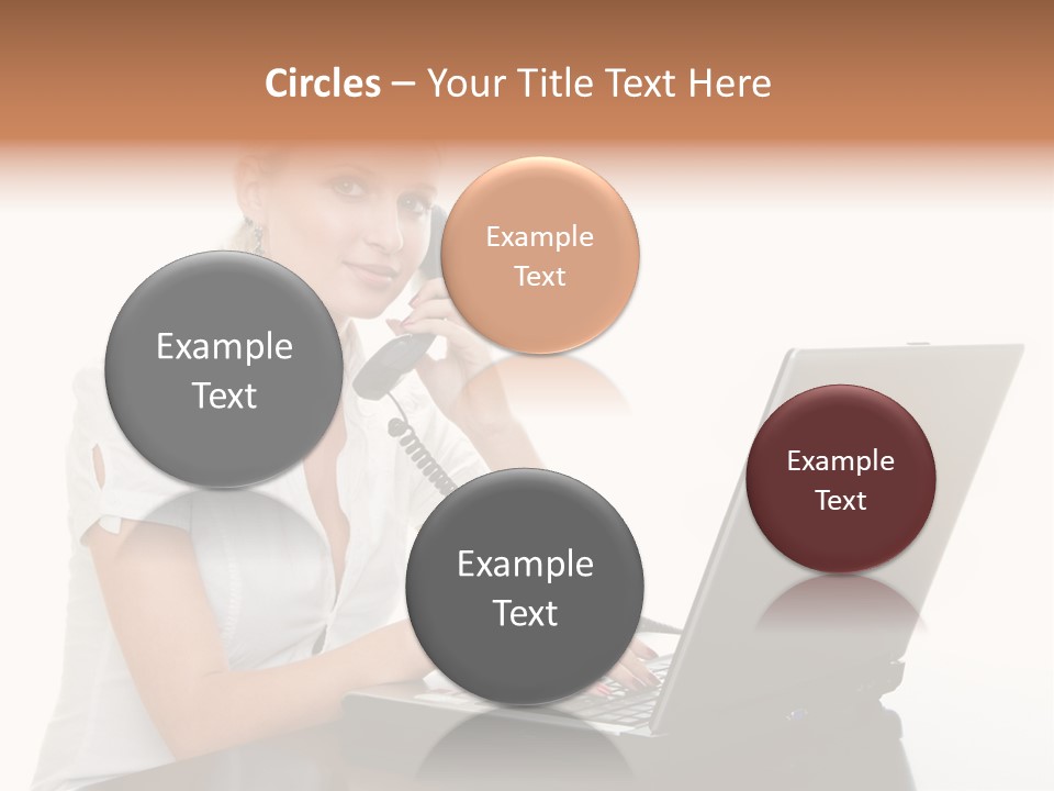 Beauty Champion Head PowerPoint Template
