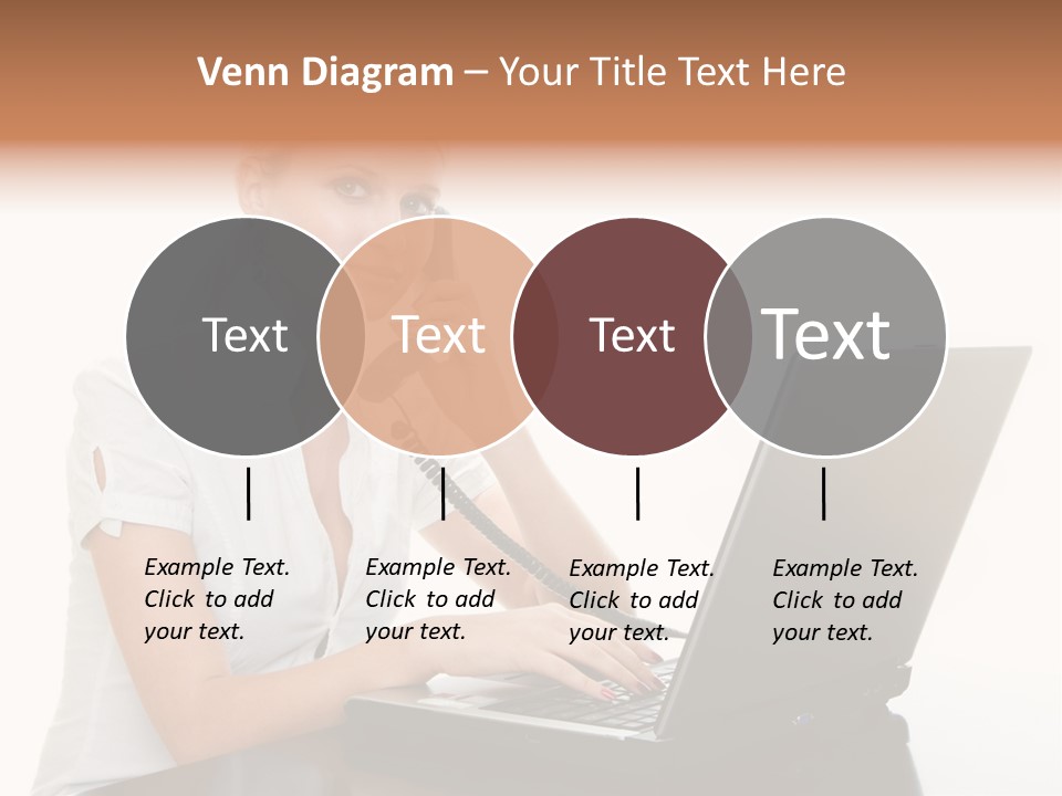 Beauty Champion Head PowerPoint Template