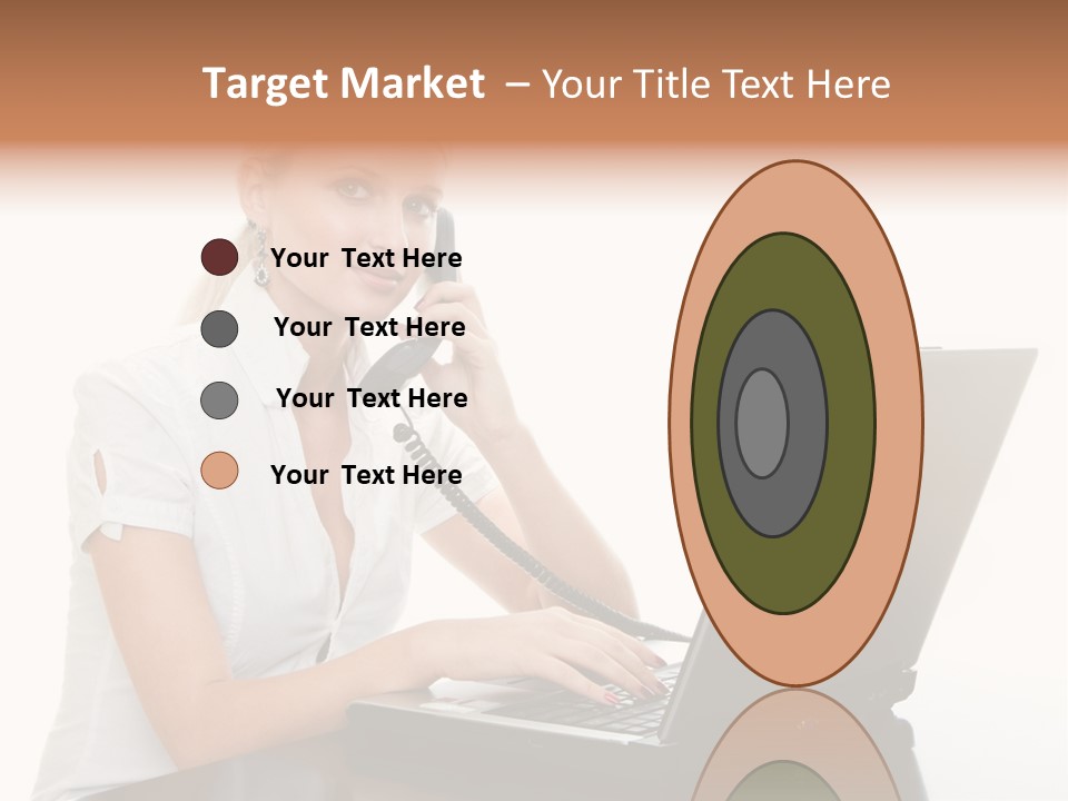 Beauty Champion Head PowerPoint Template