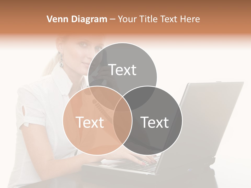 Beauty Champion Head PowerPoint Template