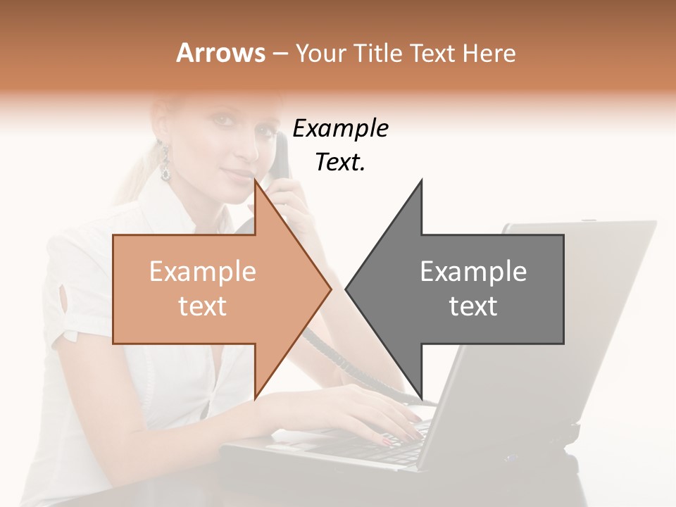 Beauty Champion Head PowerPoint Template