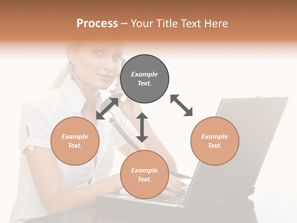Beauty Champion Head PowerPoint Template