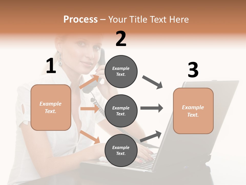 Beauty Champion Head PowerPoint Template