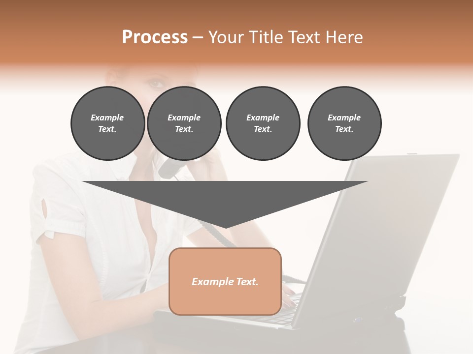 Beauty Champion Head PowerPoint Template