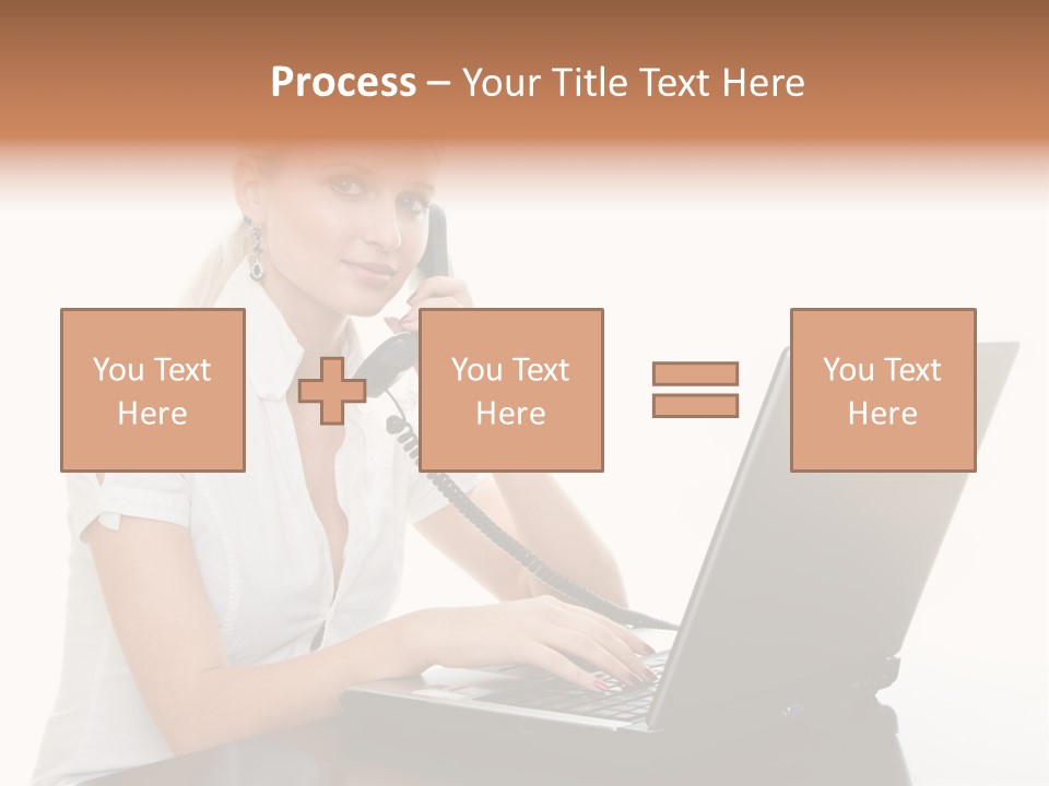 Beauty Champion Head PowerPoint Template